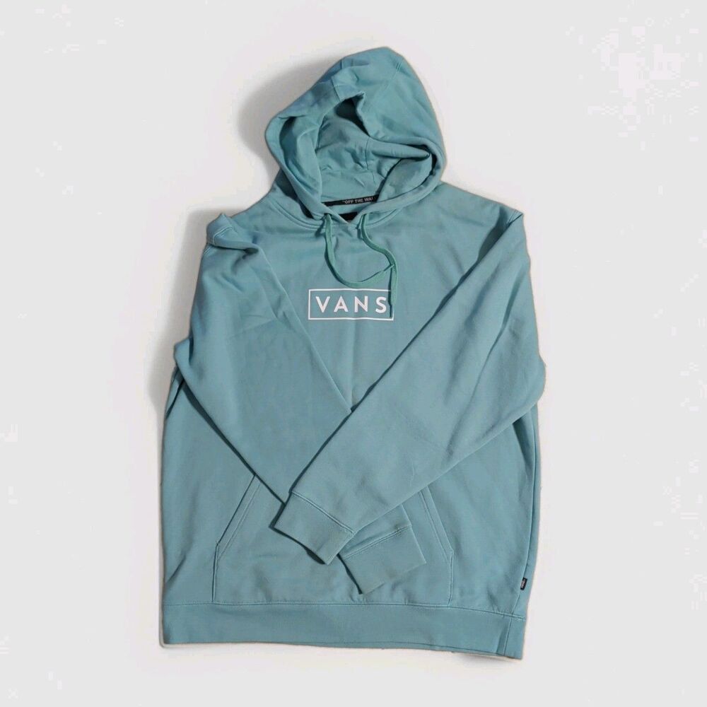 Vans Hoodie XXL Teal Long Sleeve Casual Hooded Pullover